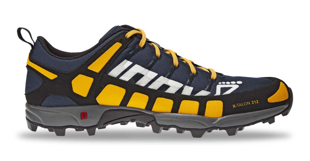 Inov-8 X-talon 212 V2 Mens Trail Running Shoes Navy/Yellow Philippines 39406OGXN